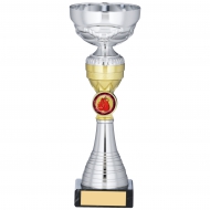 Silver And Gold Trophy 8.5 inches 21.5cm : New 2020