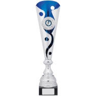Silver Blue Trophy 38cm : New 2019