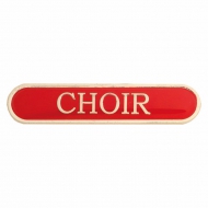 Choir Enamel Bar Badge Trophy Award
