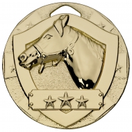 Equestrian Mini Shield Medal Trophy Award
