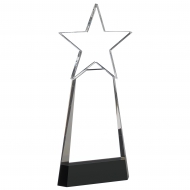 Star on black base 10.5 inches Trophy Corporate Award