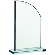 Glass plaque 8 inches Trophy Corporate Award