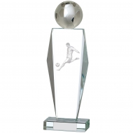 Football Glass Award 10.5 inches 26.5cm : New 2020