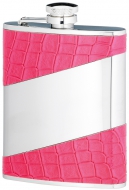 6 ounce pink stainless steel flask Trophy Award