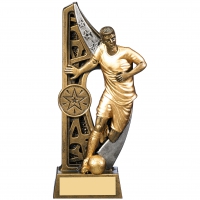 Personalised 4.25 Inch Male Football Figure Trophy 