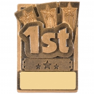Mini Magnetic 1st Place Trophy Award 82mm : New 2019