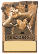 Mini Magnetic Reading Trophy Award 82mm : New 2019