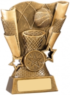 Basketball Scene Trophy Award