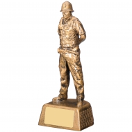 Male Police Officer Trophy Award 18.5cm : New 2019