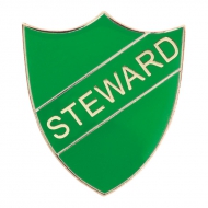 Steward Enamel Shield Badge Trophy Award